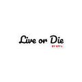 Live or Die by KPI's vinyl sticker, 4″×4″